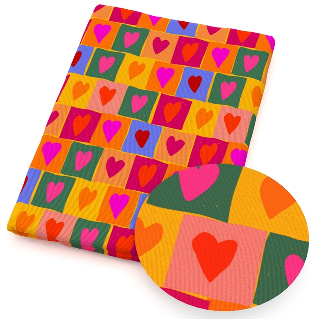 polyester cotton valentine