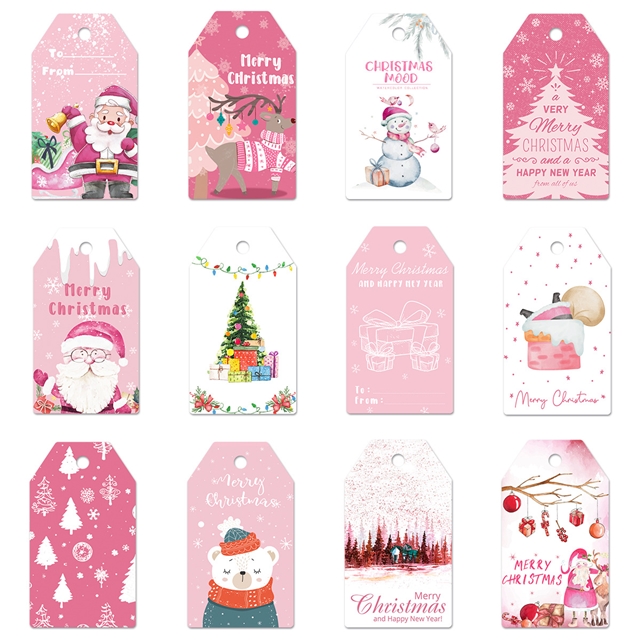Christmas decoration card hanging pendant