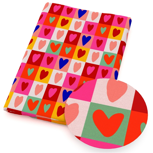 polyester cotton valentine