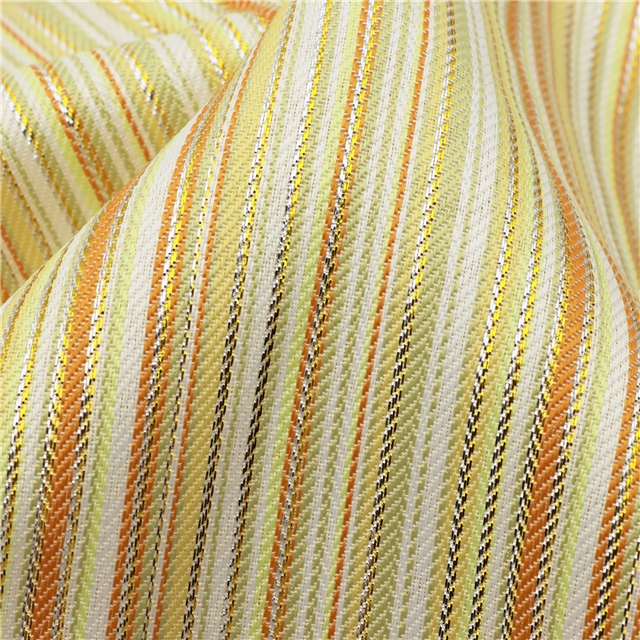 metallic embroidery threads rainbow color striped yarn dyed fabric  98-22#,50*145cm(19.7*57.1