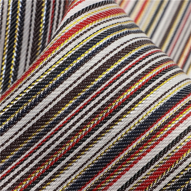 metallic embroidery threads rainbow color striped yarn dyed fabric  98-21#,50*145cm(19.7*57.1