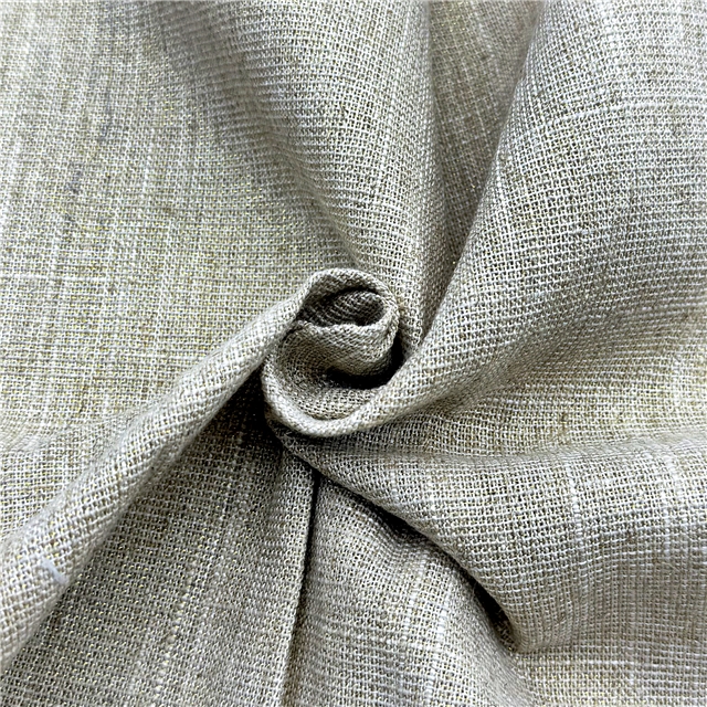 gold thread weaving linen fabric
