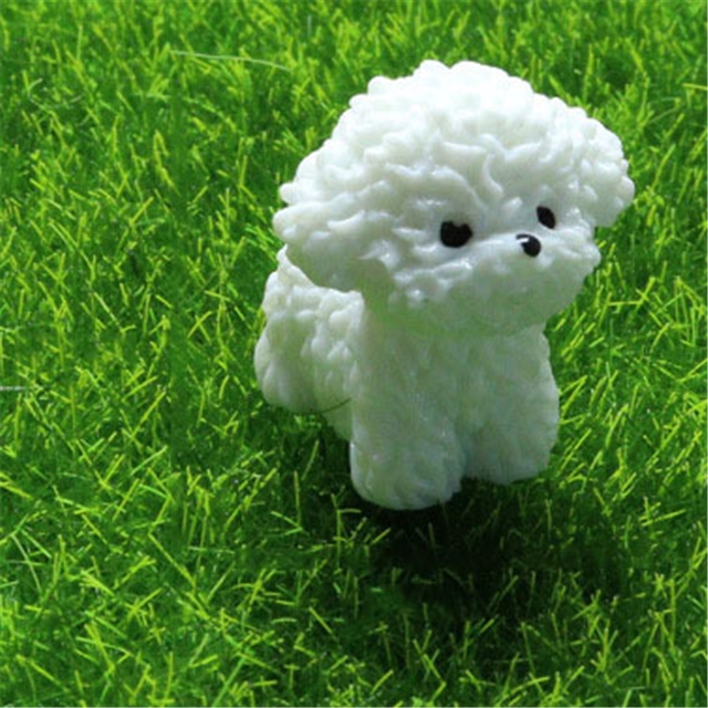 resin cute dog resin micro landscape decoration
