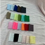 three dimensional wave hollow jacquard knitted fabric