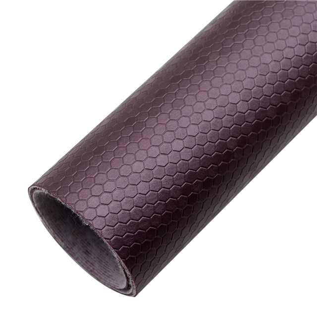 synthetic leather bump texture plain hexagon pattern faux leather 20*33cm(7.9*13