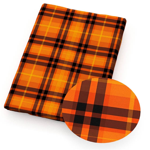 polyester cotton plaid flower series polyester cotton fabric set (10 pcs/set) polyester cotton fabric,50*45cm(19.7*17.7