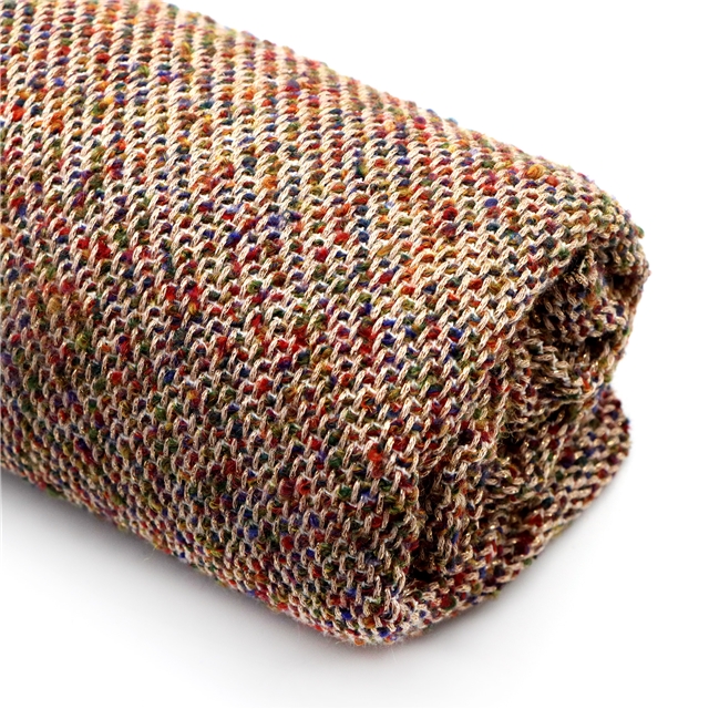 golden thread woolen woven small fragrant fabric