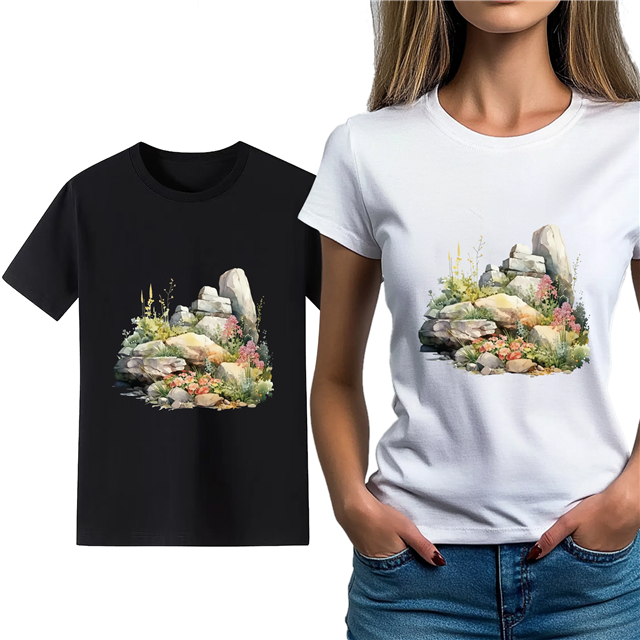 cotton Iron On Transfer Stickers and T-shirts