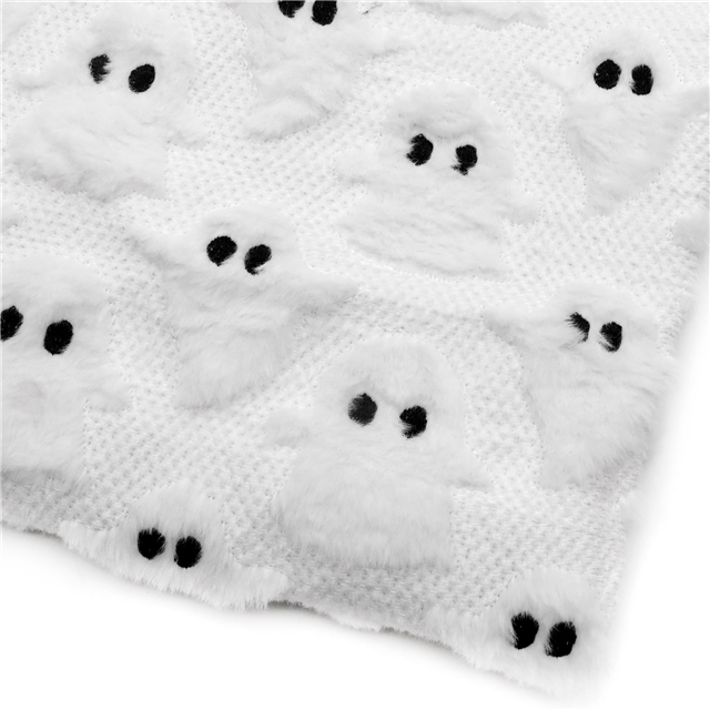 halloween ghost 3d pv velvet fabric 3#,50*140cm(19.7*55.1