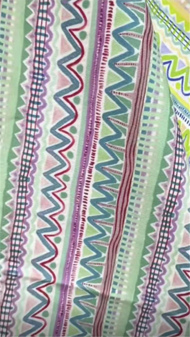100% cotton 21 cotton twill digital printed geometric ethnic style fabric