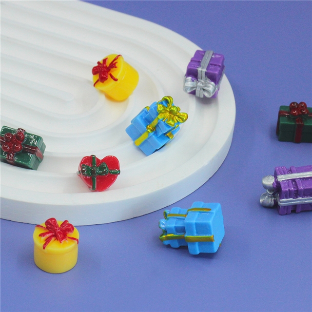 resin christmas gift micro landscape decoration