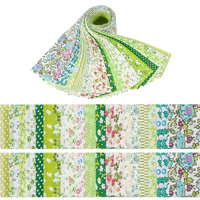 100% cotton floral series 100% cotton sliced fabric set roll  (20 styles/roll,each style 2 strip)
