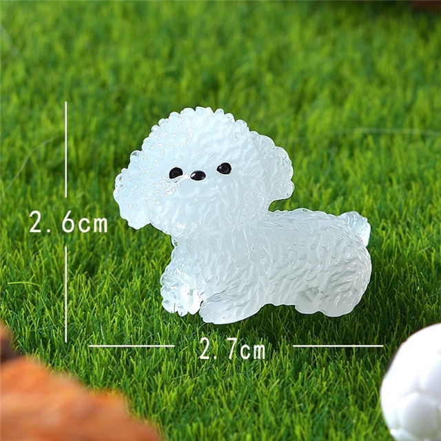 resin cute dog resin micro landscape decoration
