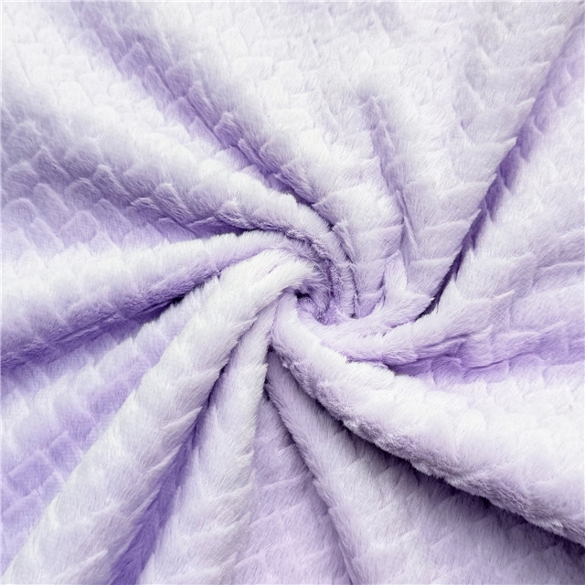 plain embossed checkered woven velvet fabric