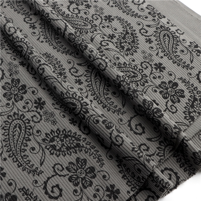 cashew print corduroy fabric