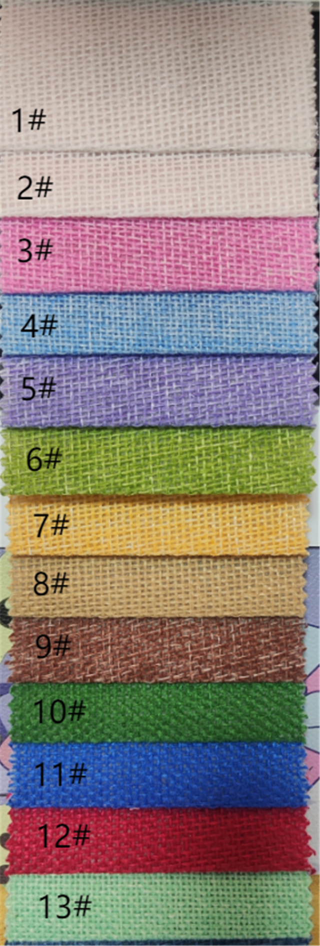 plain coarse linen imitation linen