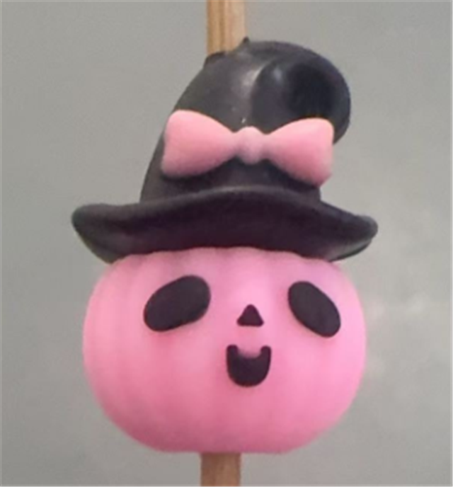 silicone three-dimensional wear a hat pumpkin silicone bead