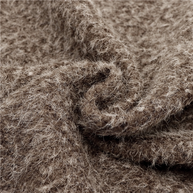 looped woolen fabric 9#coffee,50*150cm(19.7*59.1