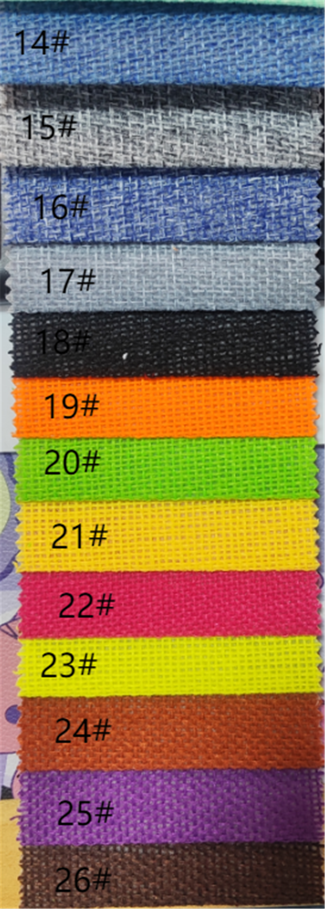 plain coarse linen imitation linen