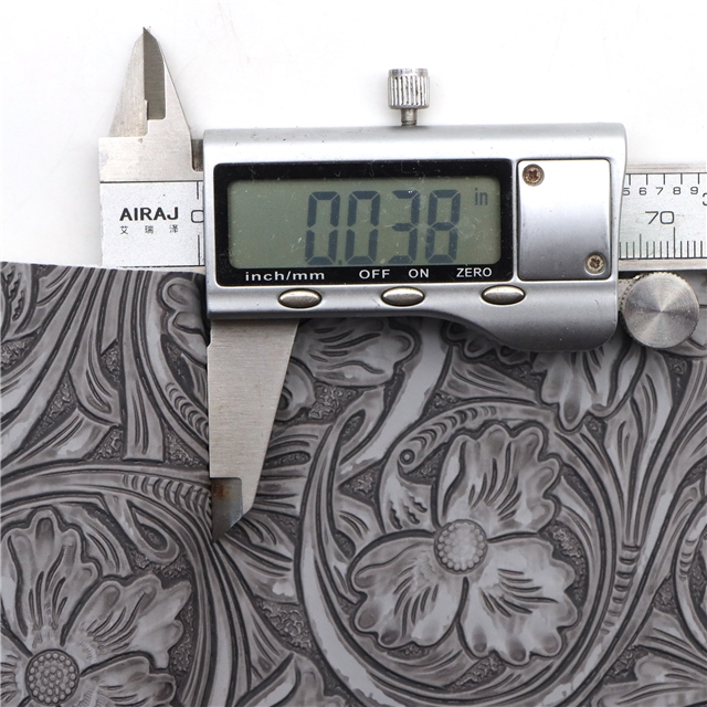 synthetic leather matte bump texture flower  faux leather