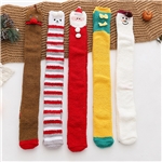 coral fleece and thickened knee high socks