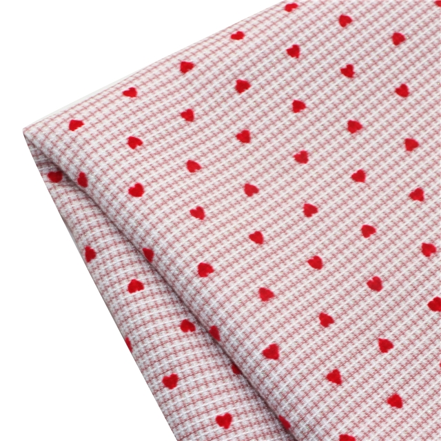 velvet heart bright silk woven plaid  small fragrant fabric