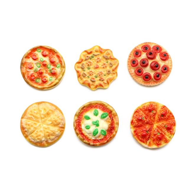 cute pizza 3d resin accessories
