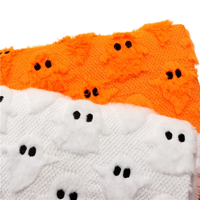 halloween ghost 3d pv velvet fabric