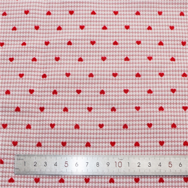 velvet heart bright silk woven plaid  small fragrant fabric