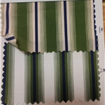 polyester cotton yarn dyed striped fabric