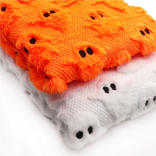 halloween ghost 3d pv velvet fabric