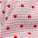 velvet heart bright silk woven plaid  small fragrant fabric