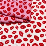 velvet lips satin fabric