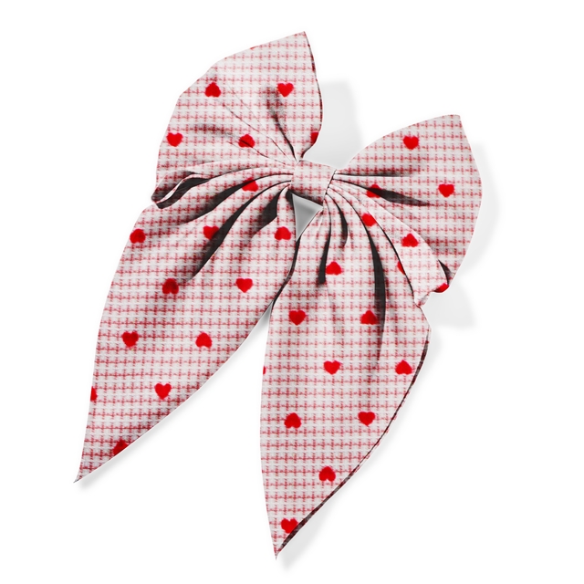 velvet heart bright silk woven plaid  small fragrant fabric