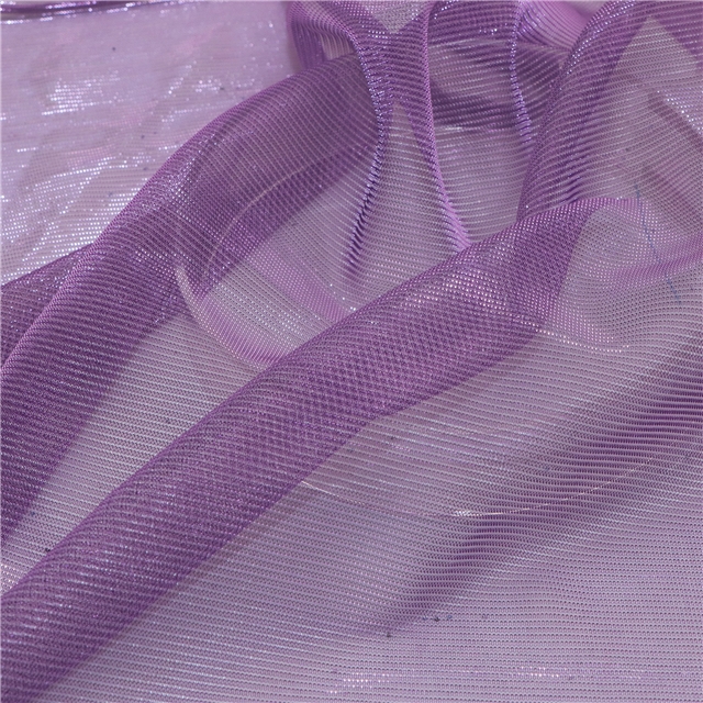 2 ways slide silk Illusion color bright mesh cloth