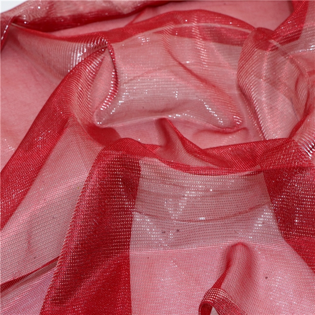 2 ways slide silk Illusion color bright mesh cloth
