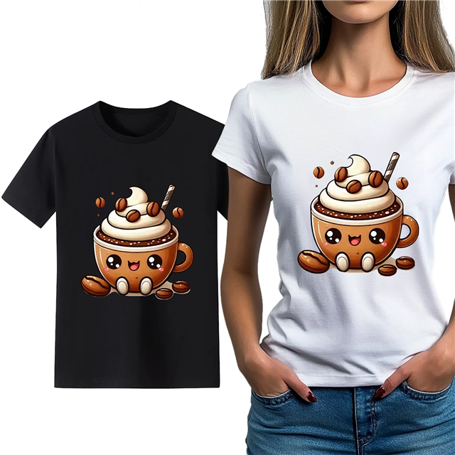 cotton Iron On Transfer Stickers and T-shirts