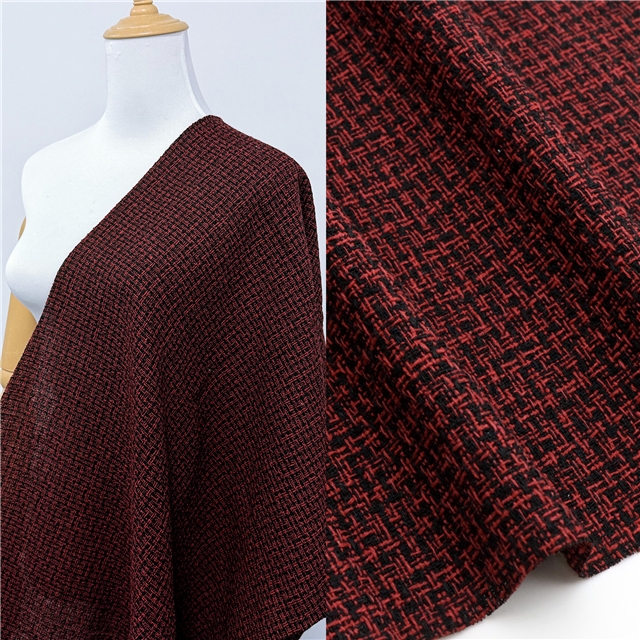 double color woolen woven small fragrant fabric 24#,50*150cm(19.7*59.1