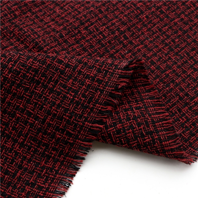 double color woolen woven small fragrant fabric 24#,50*150cm(19.7*59.1