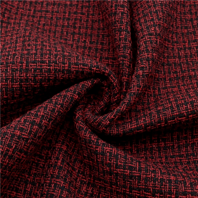 double color woolen woven small fragrant fabric 24#,50*150cm(19.7*59.1