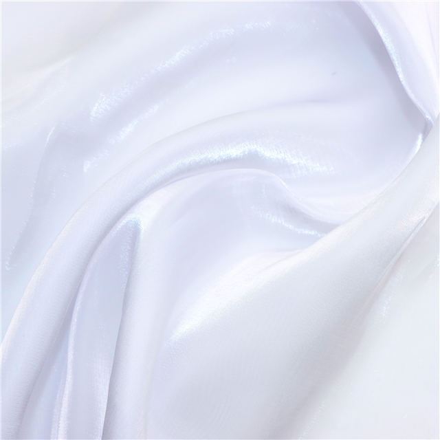 lily satin glossy organza fabric