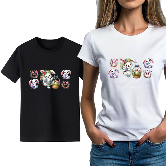 cotton Iron On Transfer Stickers and T-shirts