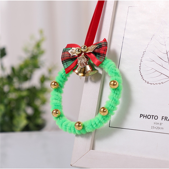 christmas mini wreath pendant