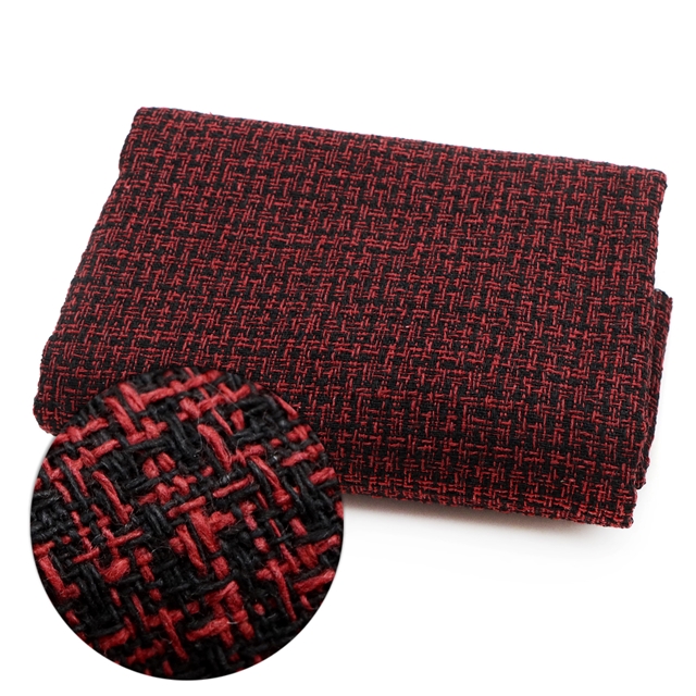 double color woolen woven small fragrant fabric 24#,50*150cm(19.7*59.1