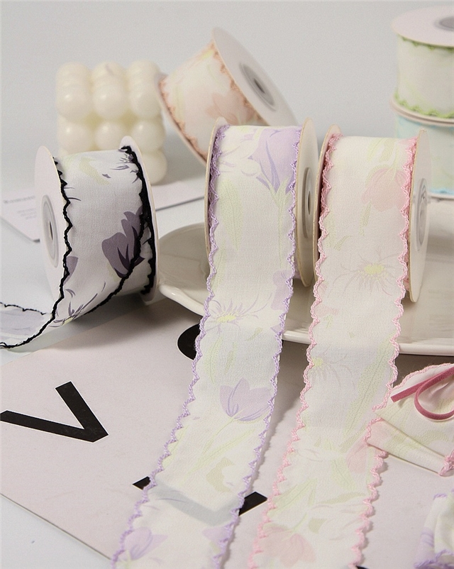 colored printed hook edge tape