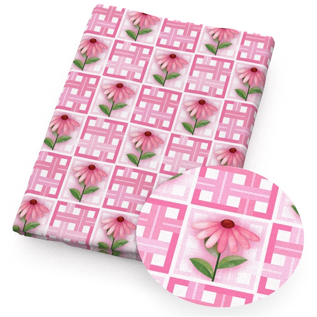 polyester cotton plaid flower series polyester cotton fabric set (10 pcs/set) polyester cotton fabric,20*20cm(7.9*7.9