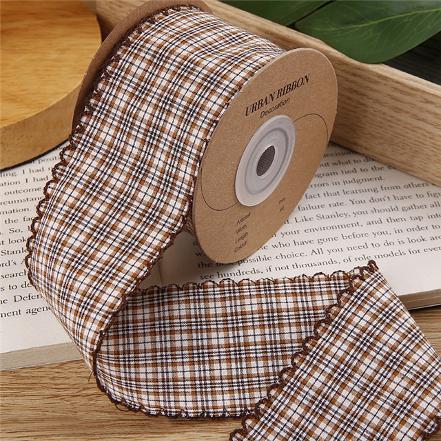 british style fine grid hooked edge woven tape
