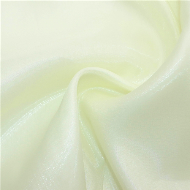 lily satin glossy organza fabric