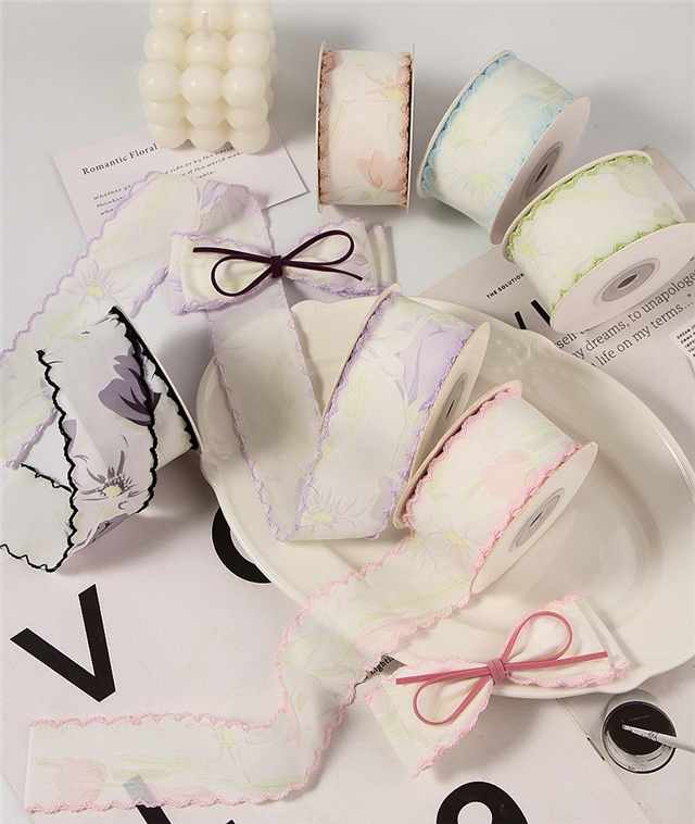 colored printed hook edge tape