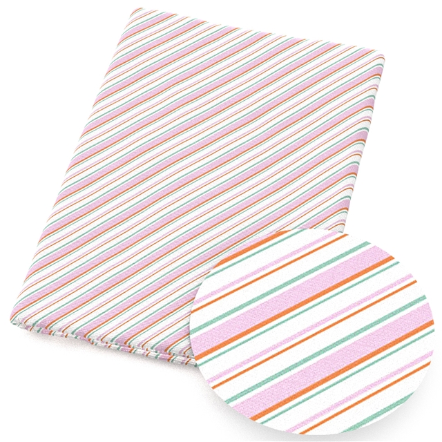 polyester cotton striped flower series polyester cotton fabric set (5 pcs/set) polyester cotton fabric,20*20cm(7.9*7.9